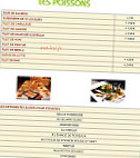 Le Gatinois menu