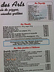 Le Bistrot Des Arts menu