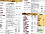 Virgilio's Italian Bakery menu