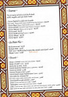 Le Marocain menu