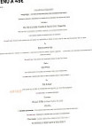 La Farigoulette menu