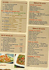 La vallee du Mekong menu