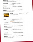 So' Burger menu