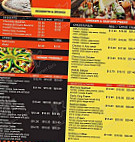 Maries Pizza menu