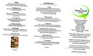 The Natural Cafe menu