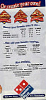 Domino's Pizza menu