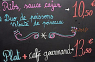 L'avilda menu