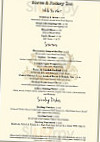 The Horse And Jockey Inn menu