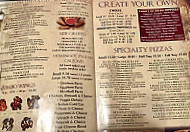 Pisa Pizza menu