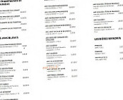 L'Inattendu menu