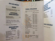 The Buttercup Cafe menu