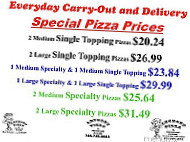 Arthurs Pizza & Mexican Foods menu