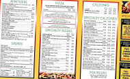 Omega Pizza menu