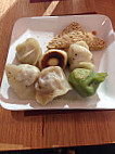 Three Pandas Dumpling House food