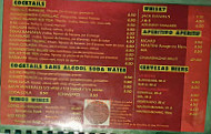 Tex House menu