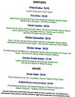 Lake Doster Golf Club menu