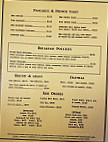 Old Plank Road menu