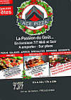 Ace Pizza menu