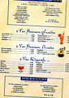 Le Maroc menu