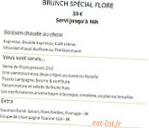 Le Flore en l'Ile menu