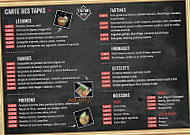 Tapas Box menu