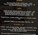 Pique Nique en Ville menu