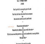 Le Tire Bouchon menu