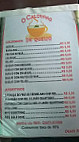 Caldinho Do Queijo menu