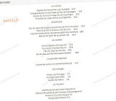 Le Cheval Rouge menu