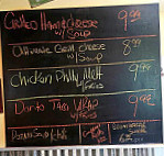 Terry's Woodbury Cafe menu