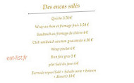 La Fée Carabosse menu