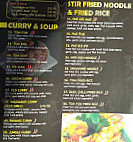 Jamie house Thai menu