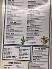 Nacho's Taco House menu