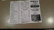 Maria's Pizza menu