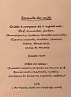 La Remise de Tantine menu