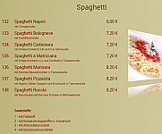 Pizzeria Mama Maria menu