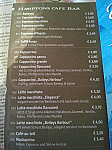 Hamptons Cafe menu