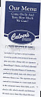 Culver's menu