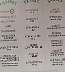 Zambrero menu