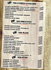 Bistro Teatro menu