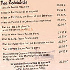 Les PÊcheurs menu