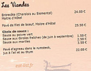 Les PÊcheurs menu