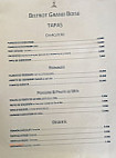 Bistrot Grand Boise menu