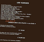 Auberge Liévinoise menu