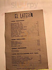 El Perro Chico menu