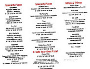 Fat Boys Pizza menu