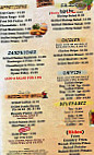 Brown's Landing menu