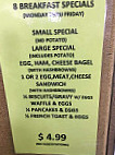 Tony's Fashion Square menu