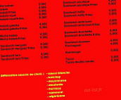 Edessa Kebab menu