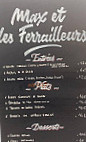 Max Et Les Ferrailleurs menu